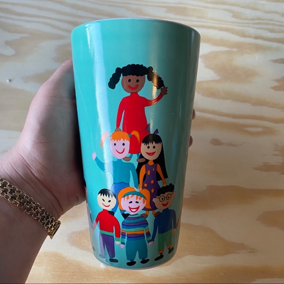 save the children collectible illustration mug